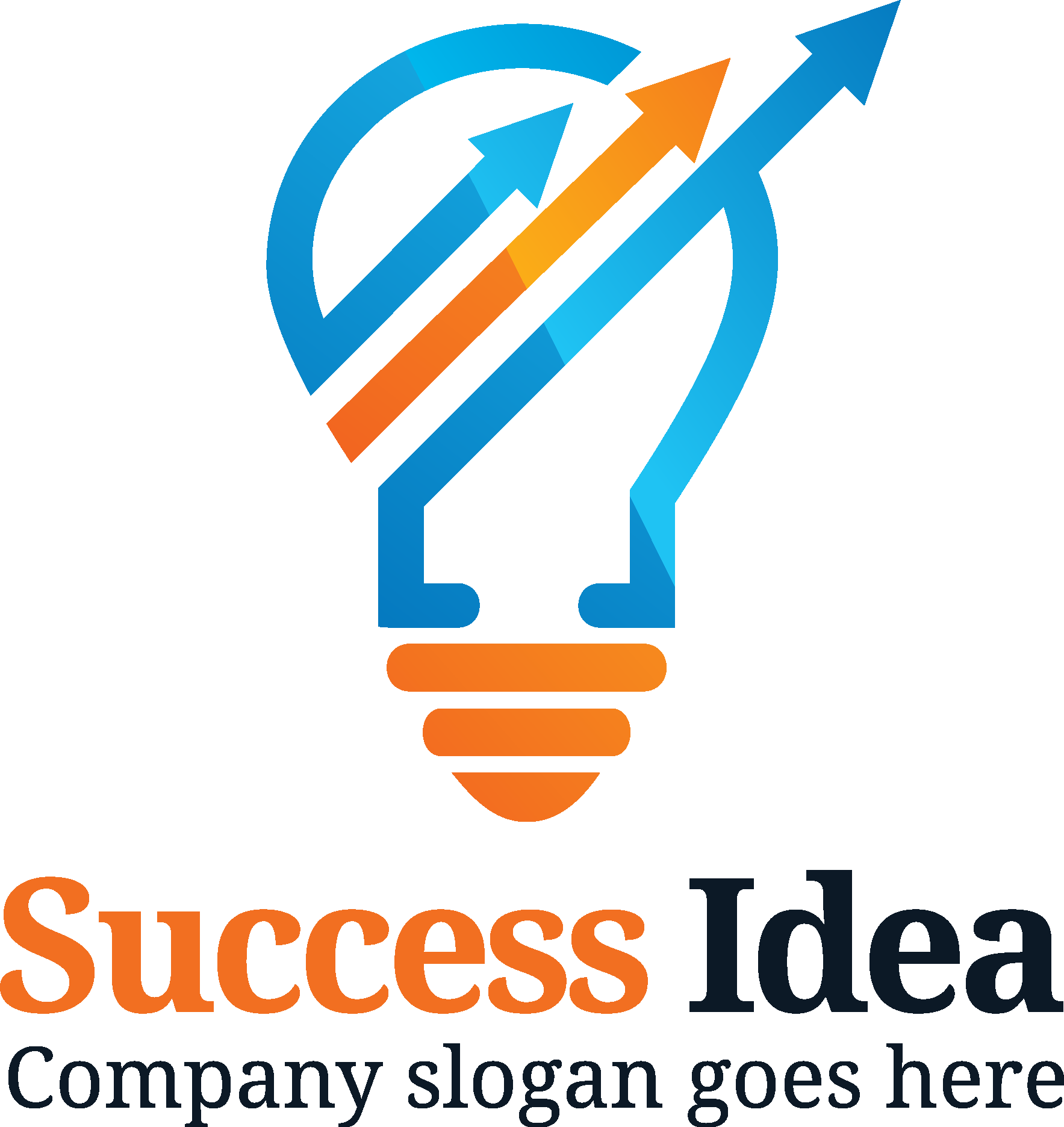 Marketing Bulb Logo Vector