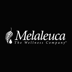 Melaleuca white Logo Vector
