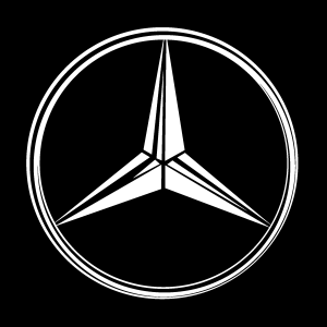 Mercedes Benz White Logo Vector
