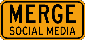 Merge Social Media Logo Vector