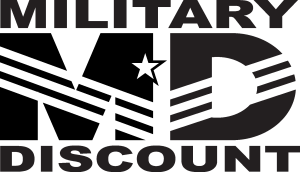 Military Discount Logo Vector