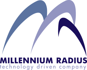 Millennium Radius Logo Vector