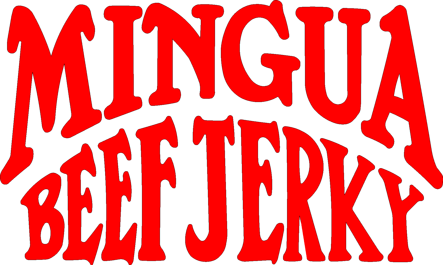 Mingua Beef Jerky Logo Vector