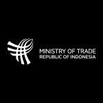 Ministry of Trade of the Republic of Indonesia white Logo Vector