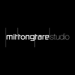 Mittongtare Studio white Logo Vector