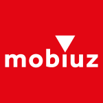 Mobiuz White Logo Vector