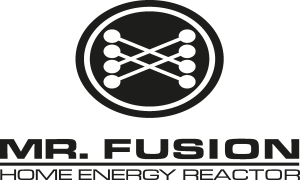 Mr. Fusion black Logo Vector
