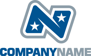 N Stars Logo Vector