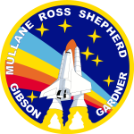 NASA STS 27 Mullane Ross Shepherd Logo Vector