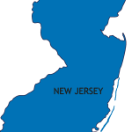 NEW JERSEY MAP Logo Vector