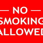 NO SMOKING ALLOWED SIGN Logo Vector