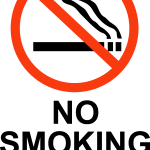 NO SMOKING PLEASE SIGN Logo Vector