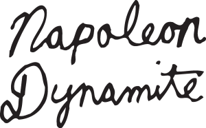 Napoleon Dynamite Logo Vector