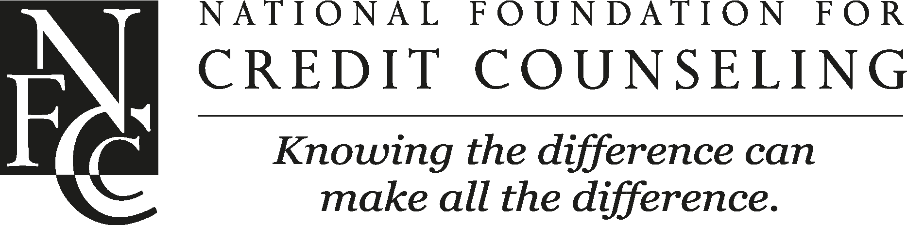 National Foundation for Credit Counseling black Logo Vector