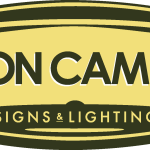 Neon Campus Logo Vector