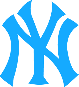 New York Yankees Blue Logo Vector