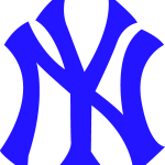 New York Yankees Purple Logo Vector