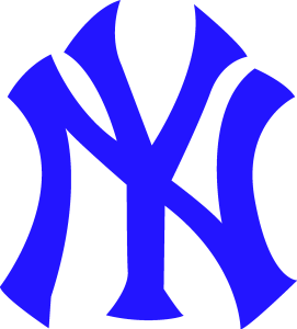 New York Yankees Purple Logo Vector