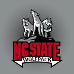 North Carolina State University 3 Wolves Logo Vector