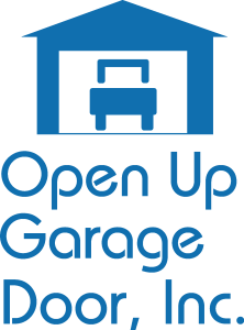 Open Up Garage Door Logo Vector