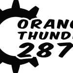 Orange Thunder Logo Vector