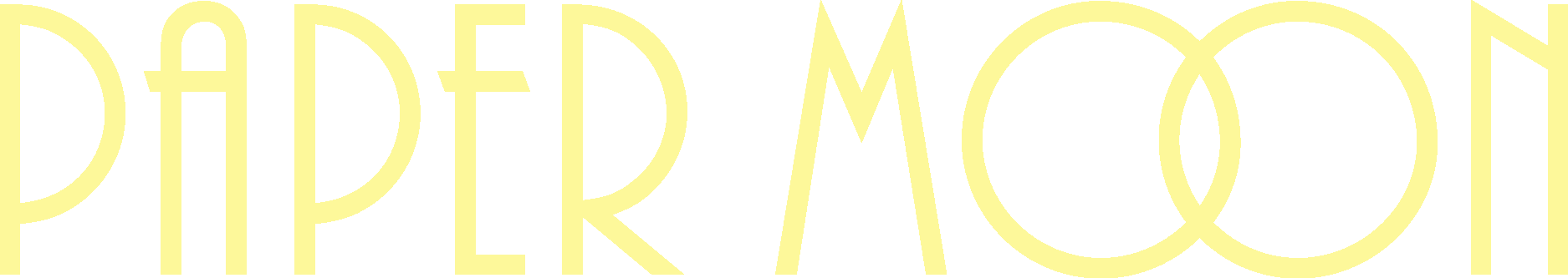 Paper Moon Logo Vector