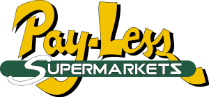 Pay Less Supermarket Logo Vector