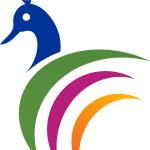 Peacock Colour Logo Vector