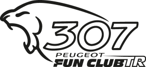 Peugeot 307 Fan Club TR Logo Vector