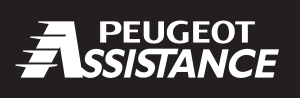 Peugeot Assistance white Logo Vector