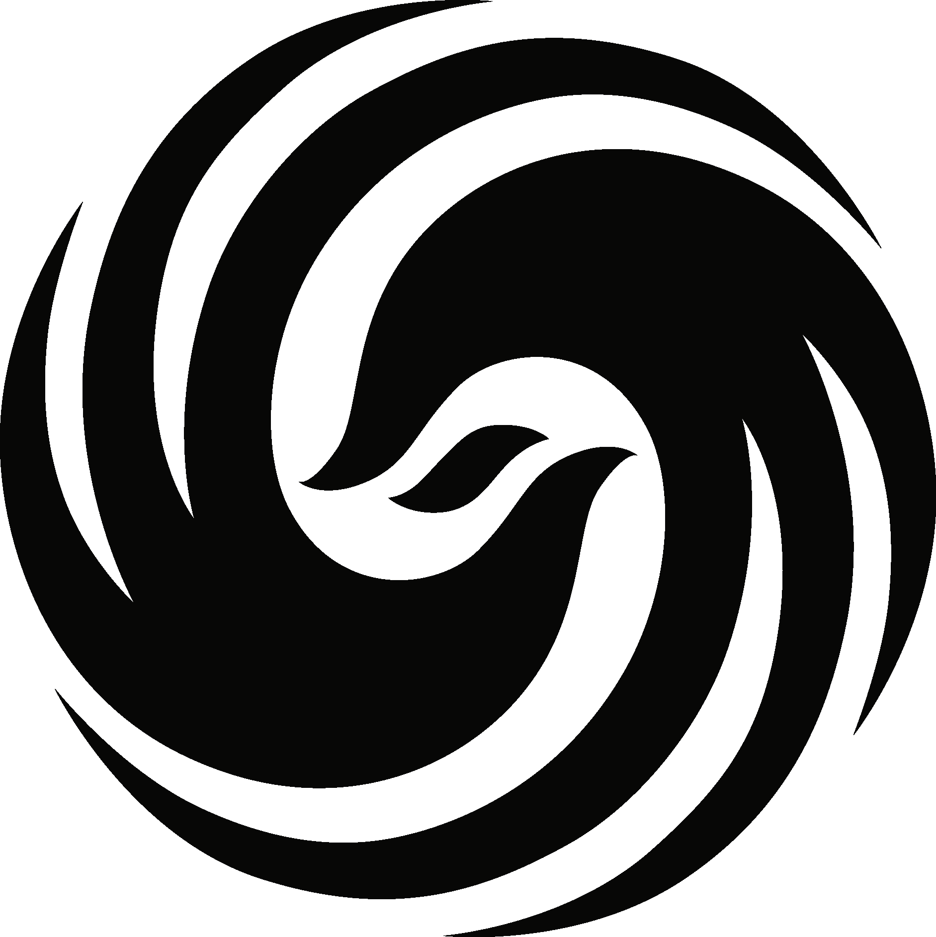 Phoenix Satellite TV black Logo Vector