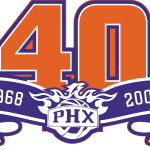 Phoenix Suns (40th anniversary) Logo Vector