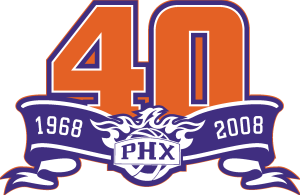 Phoenix Suns (40th anniversary) Logo Vector