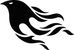 Phoenix black Logo Vector