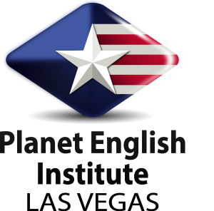 Planet English Institute Las Vegas Logo Vector