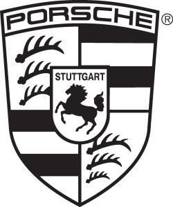 Porsche Black Logo Vector