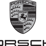 Porsche Greyscale Logo Vector