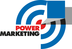 Power Marketing Logo Vector