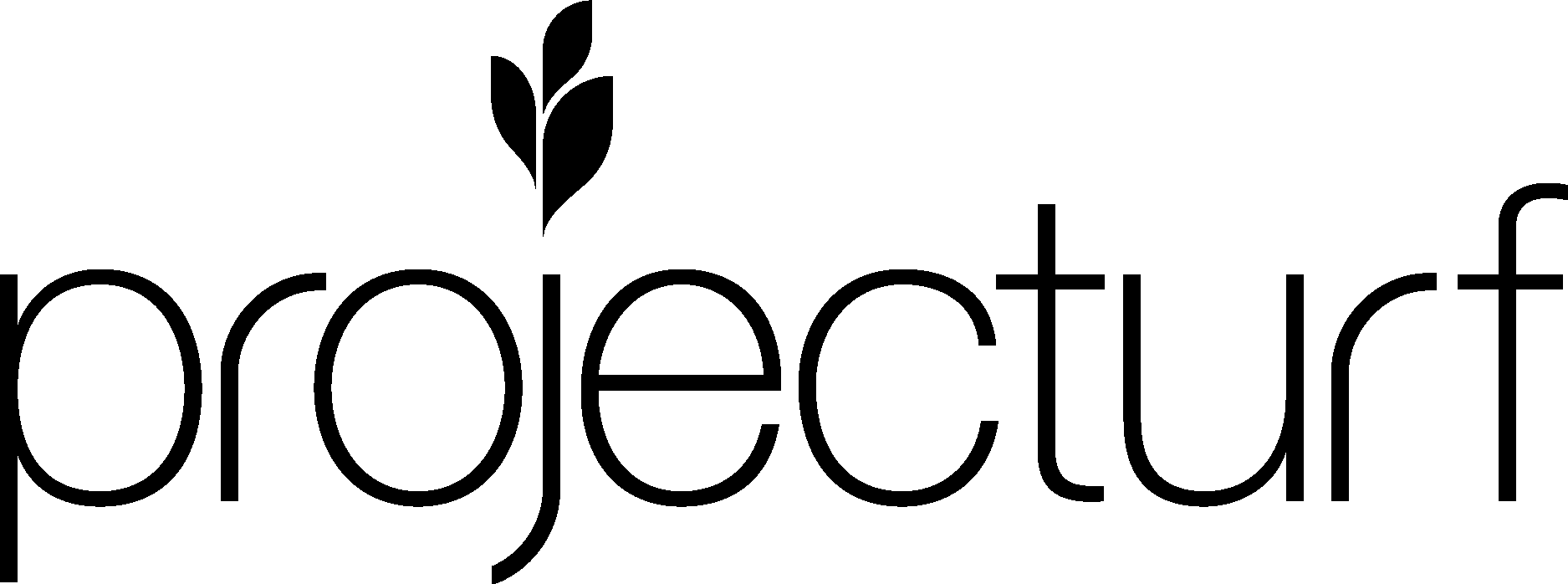 Projecturf black Logo Vector
