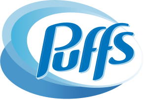 Puffs Tissue Logo Vector