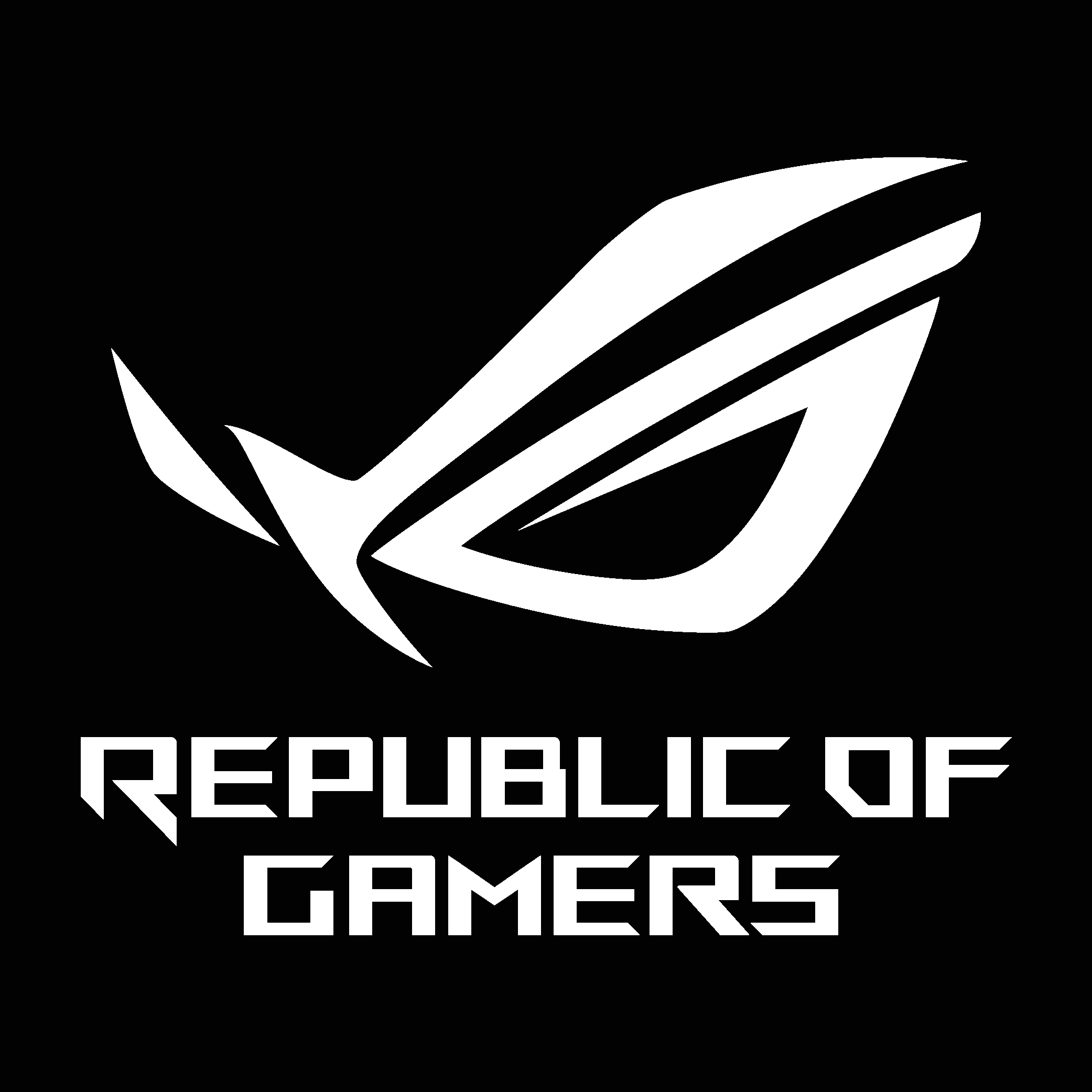 ROG Republic Of Gamers white Logo Vector - (.Ai .PNG .SVG .EPS Free ...