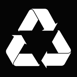 Recycle Israel Project white Logo Vector