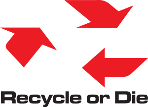 Recycle or Die Logo Vector