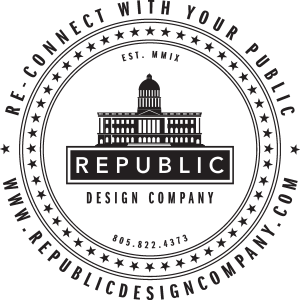 Republic Design Company Logo Vector