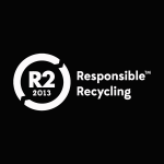 Responsible Recycle white Logo Vector