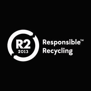 Responsible Recycle white Logo Vector