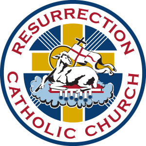 Resurrection Catholic Church Logo Vector