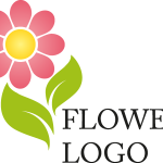 Rose Flower Logo Vector