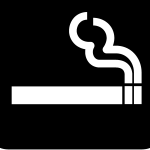 SMOKING ALLOWED SIGN Logo Vector