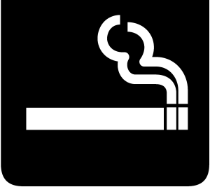 SMOKING ALLOWED SIGN Logo Vector